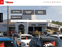 Tablet Screenshot of griegermotors.com